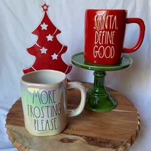 Rae Dunn Christmas mug set